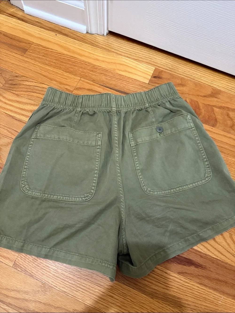 Madewell Olive Utility Cargo Shorts